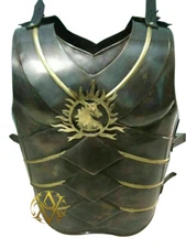 Viking Medieval Muscle Armor Steel & Leather Collectible Wearable Spartan Armour