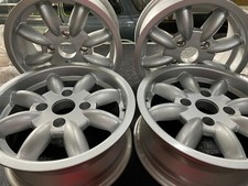   WHEEL 14x6" & CENTRE CUP 8 SPOKE SILVER MINATOR