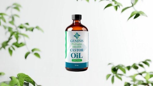 100% Authentic Genesis Organic Hexane Free 16oz Castor Oil in Glass Bottle - Video 1 of 1