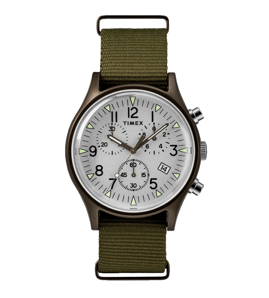 TIMEX Orologio Uomo Analogico Multifunzione TWEG20015 - Quadrante Bianco E Cinturino In Pelle