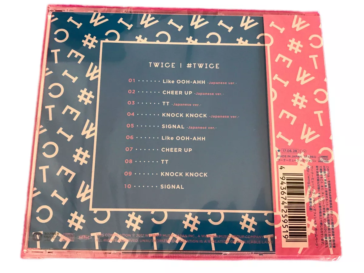 TWICE Japan Debut Album #TWICE Regular Edition CD NEW