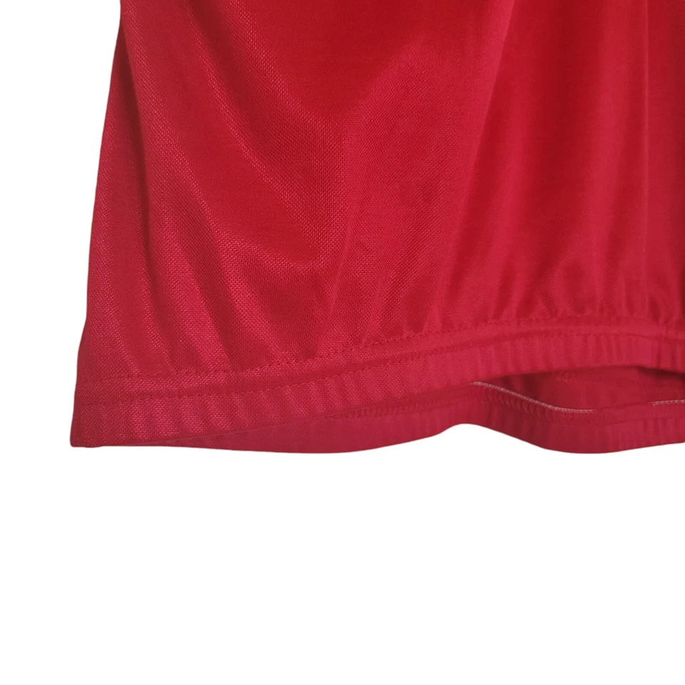 NASHBAR Du Pont Coolmax Men XXL Cycling Jacket 1/4 Zip Red 3-Pouch Short Sleeve. - Image 4 of 4
