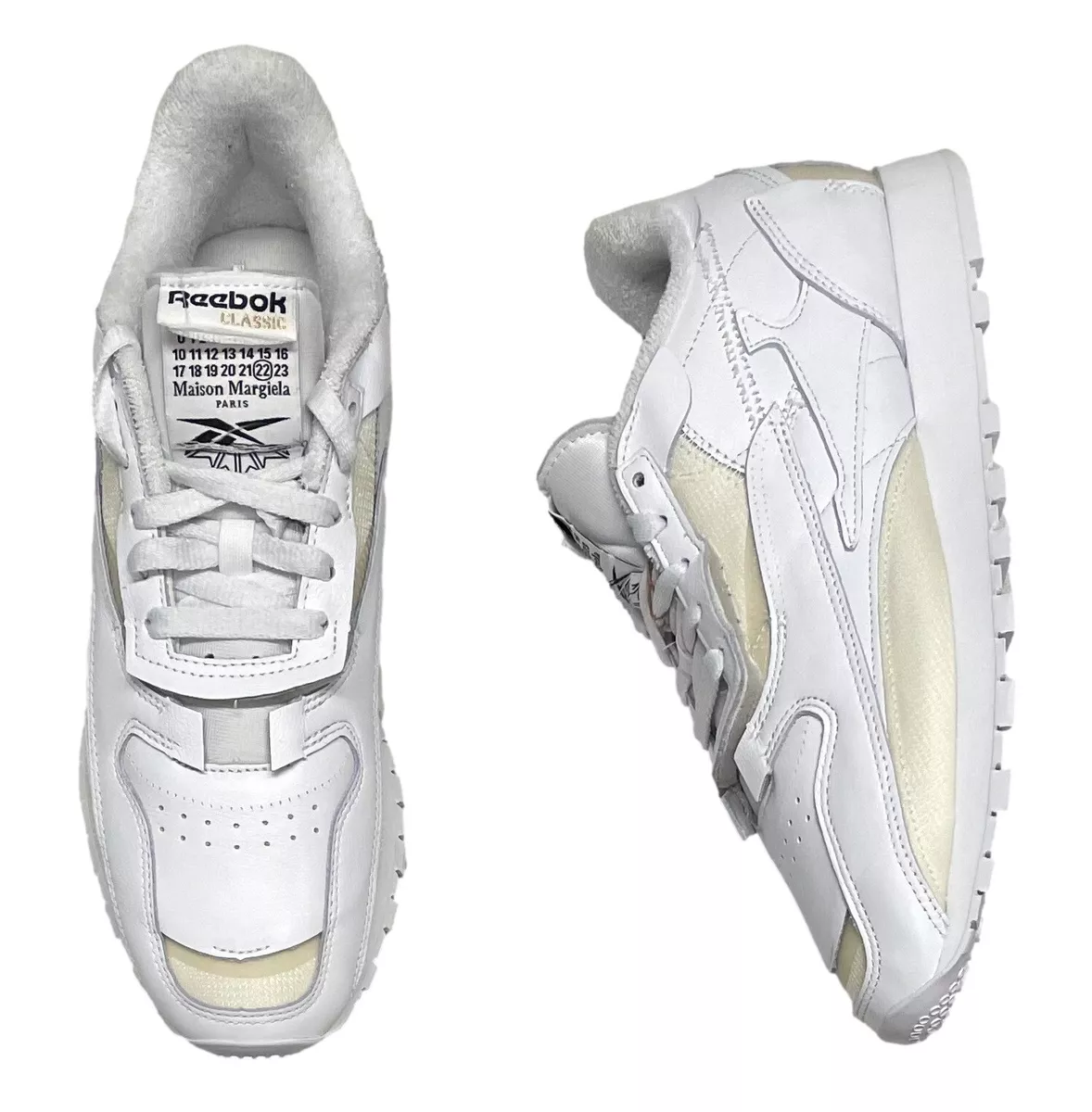 Reebok x Maison Margiela Project 0 CL Memory Of V2 White Size 10 US Sneakers