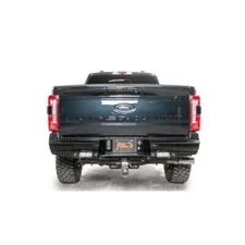 Fab Fours FS23-T5950-1 Black Steel Rear Ranch Bumper For Ford Super Duty NEW
