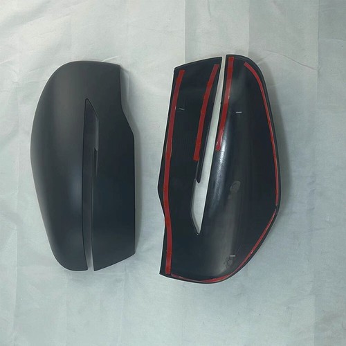 2x Black Wing Side Mirror Covers For Nissan Navara NP300 2014-17 2018 2019 2020 - Picture 3 of 6