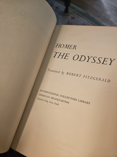The Odyssey Homer 1961 International Collectors Library Hardcover Good C2 - Picture 5 of 10