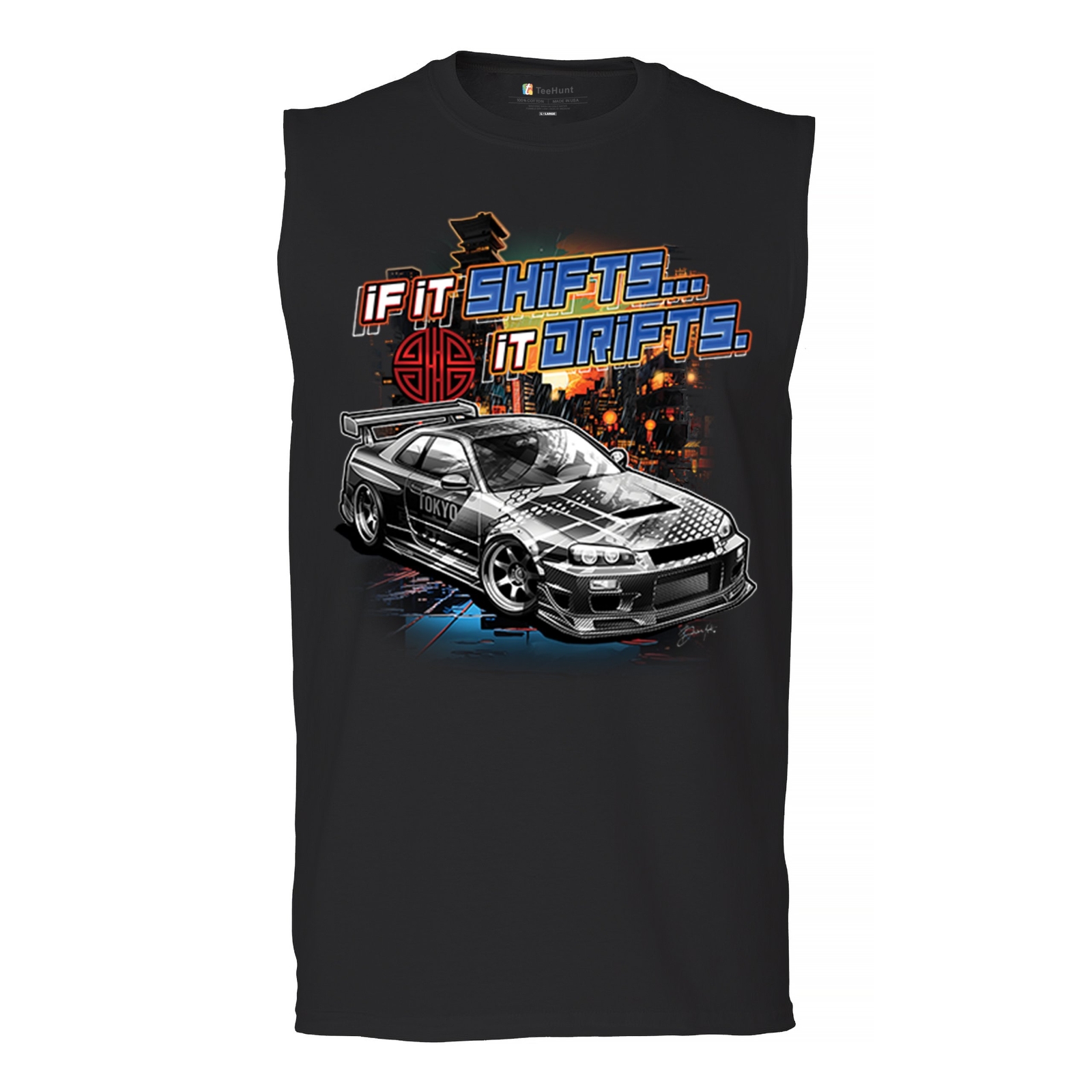 ALTRA Camicia muscolare If It Shifts It Drifts corse cultura personalizzata auto giapponesi uomo