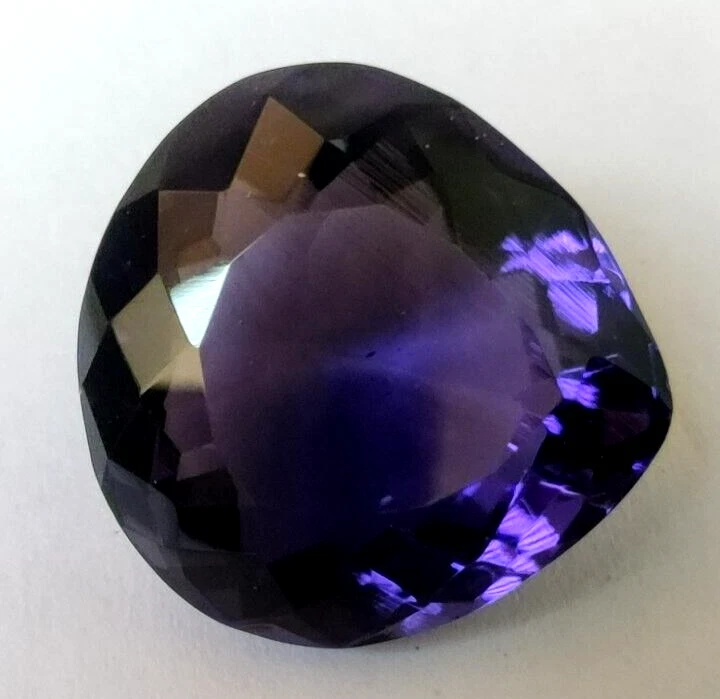 Large Violet Amethyst 77.85 Ct. Pear Cut Faceted Loose Gemstone Gift for Women - Image 2 of 4