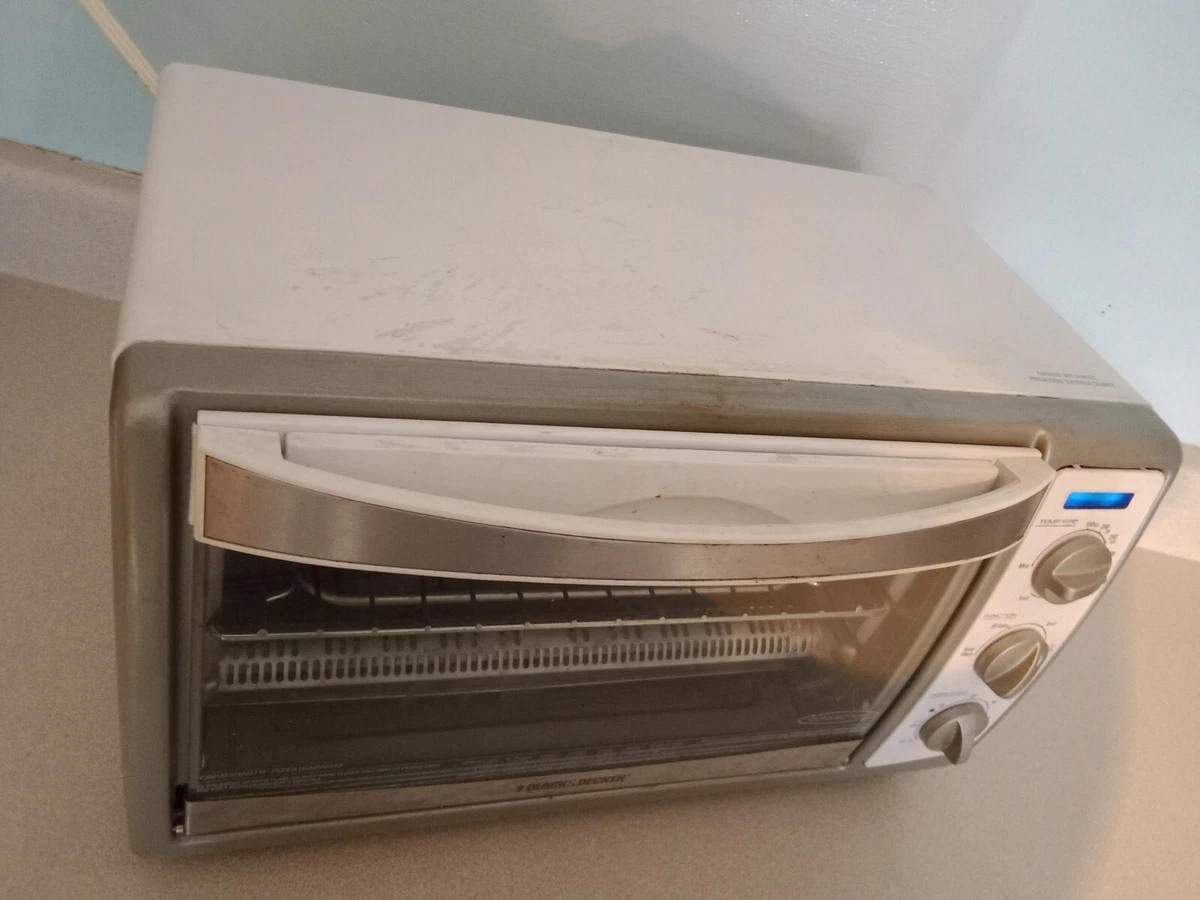 Black and decker toaster oven cheap white