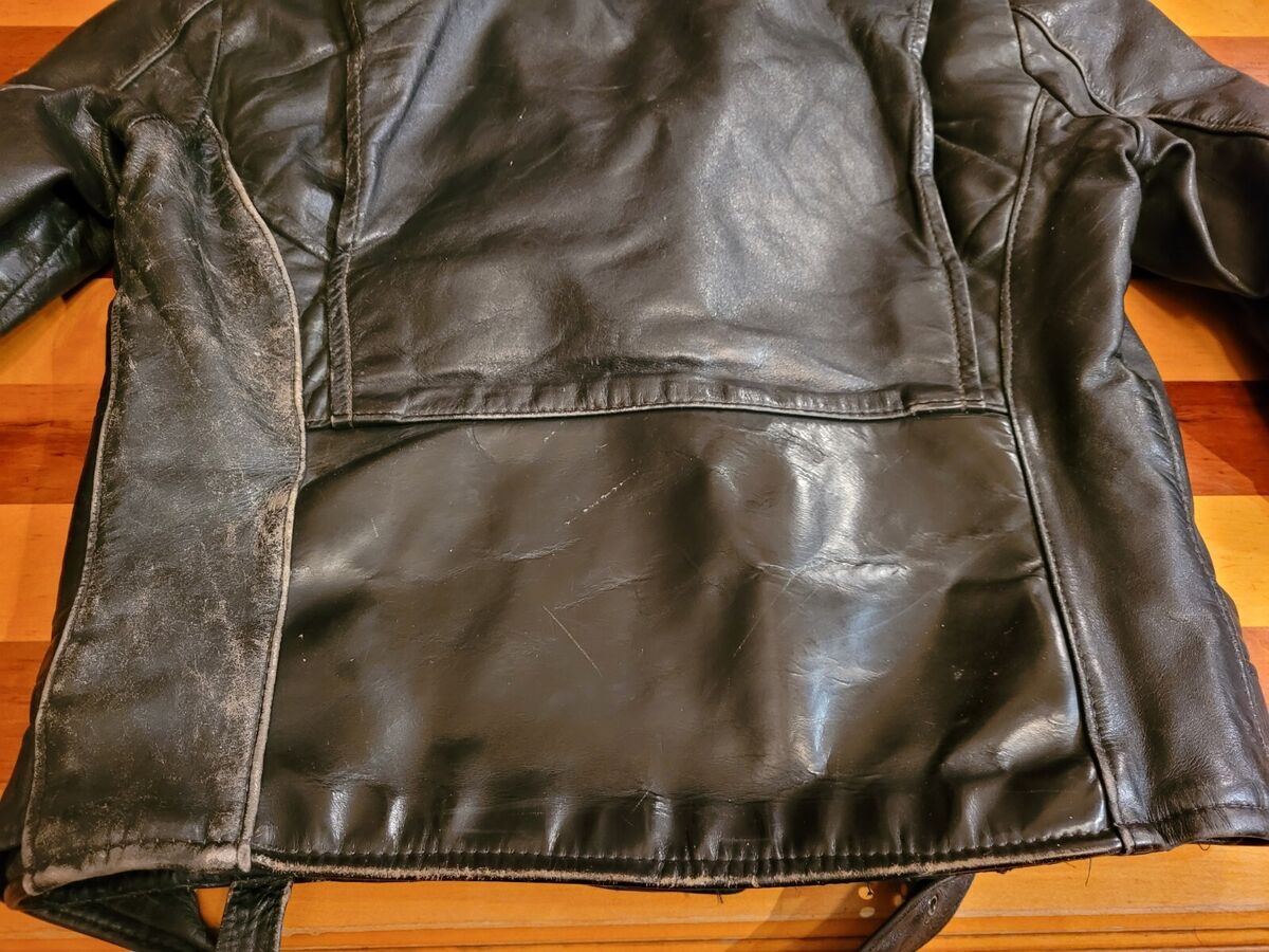 Vtg 50s or 60s Brooks Leather Motorcycle Jacket Grunge Biker Vtg 50s or 60s Brooks Leather Motorcycle Jacket Grunge Biker