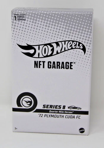 Hot Wheels NFTG Series 8 Garage, ‘72 Plymouth Cuda FC Factory Sealed In Box 2024