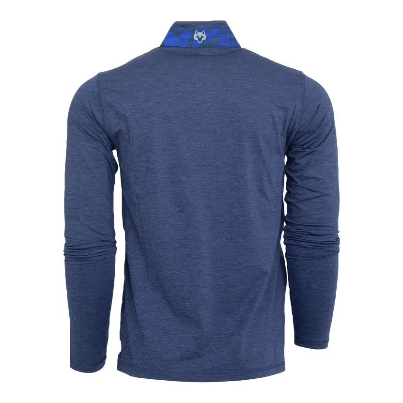 NWT Men Greyson Guide Sport Quarter Zip (MFA22K54-417)-BRAND NEW WITH TAGS! Blue - Image 3 of 3