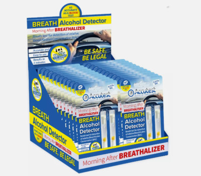Einweg Alkohol Alkoholtester Atemtester Kit UK EU zertifiziert Test - 10 TESTS