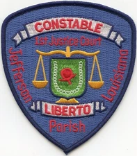 JEFFERSON PARISH LOUISIANA CONSTABLE sheriff police PATCH