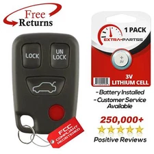 Remote Key Fob 4btn for 1998 1999 2000 2001 2002 2003 2004 2005 Volvo C70