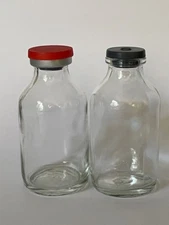 (50) 30mL Clear Glass Vial