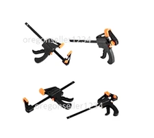 4pc 7-1/2" QUICK RATCHETING BAR CLAMP/SPREADERS 4" JAW,RATCHET,VICE,PISTOL GRIP