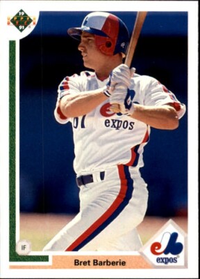 1991 Upper Deck Final Edition Baseball Card #67F Bret Barberie RC - Expos