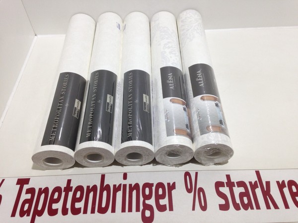 Vliestapete Metropolitan As 2X 37901-5 3X 37902-2 (5Rollen) Ornament Grau Creme-image
