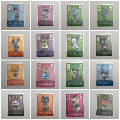 rare acnh amiibo cards 81 Pcs Mini NFC Rare Villigers Cards with Sanrio Amiibo Cards for Sprinkle  Animal Crossing New Horizons Amiibo 1-4 Series, with Storage case: Buy  Online at Best Price in Egypt main image 0