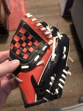 Dick's Sporting Goods Black  Red T-Ball Youth Glove Kids Baseball 8 Inch