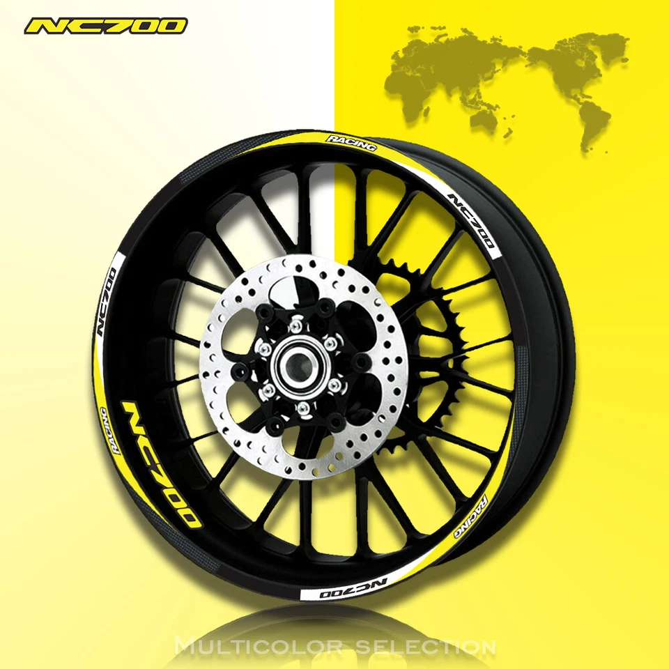 Para Honda NC700 S X XD XDH Accesorios Moto 17" Llanta Rueda Calcomanía Adhesiva Foto 2 de 4