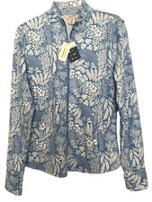 NWT TOMMY BAHAMA SIZE SMALL BLUE  WHITE GOLF  TENNIS JACKET