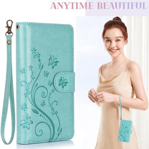 Para Google Pixel 9 Pro XL/8/7 Cartera con Cremallera Magnética Cuero PU Soporte Correa Estuche - Imagen 37 de 54