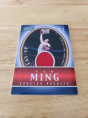 2004-05 Topps Luxury Box Lay-Up Relics Tier Reserved /200 Yao Ming #LU-YM $$$