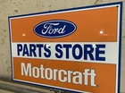 Vintage Style Ford Motorcraft  Parts Store  Heavy Steel Metal Top Quality Sign