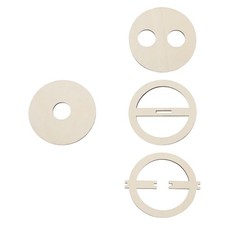 5 Pieces Wood Candle Wick Centering Devices Wick Bar Auxiliary Tool Sturdy