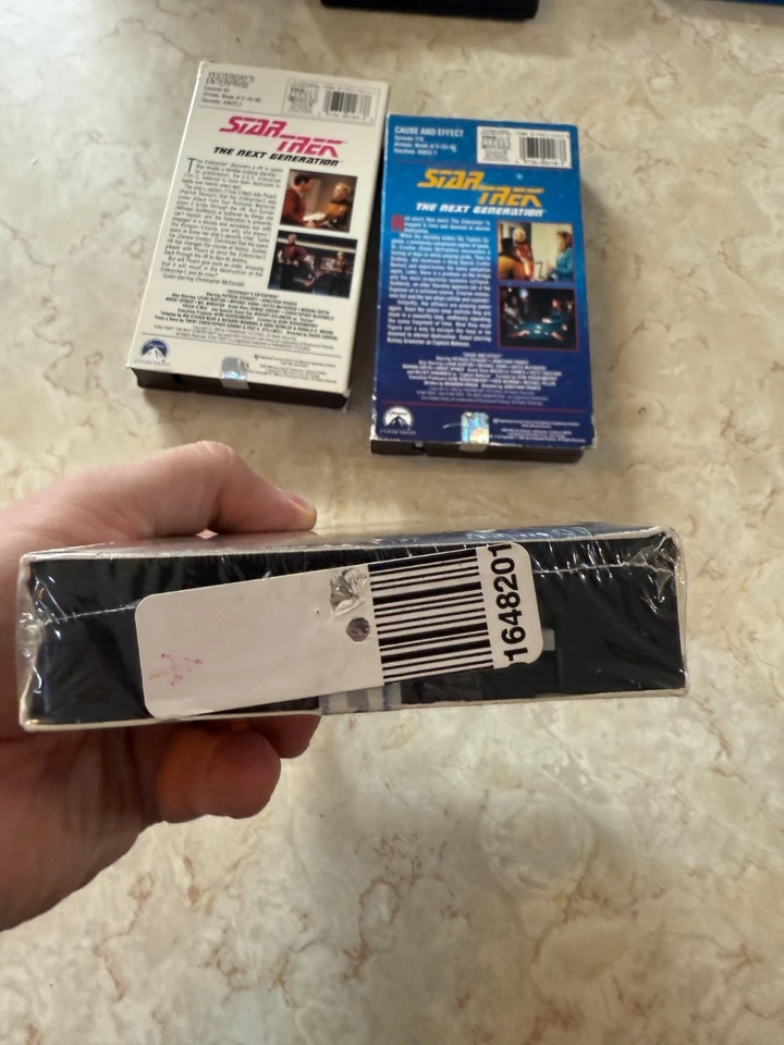 Star Trek VHS Lot – 25th Anniversary (Sealed) + TNG Cause & Effect / Enterprise Foto 4 de 4