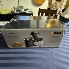 Aeitto Slow Juicer Cold Press Juicing 85 RPM 3” Wide Chute HSJ-1521