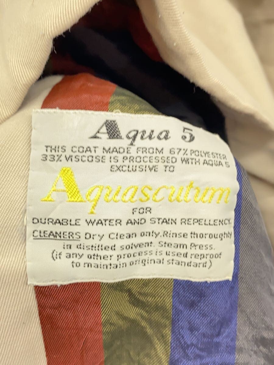 ALTRA Aquascutum altri trench inglese Aqua5 anni 70 80 cotone beige