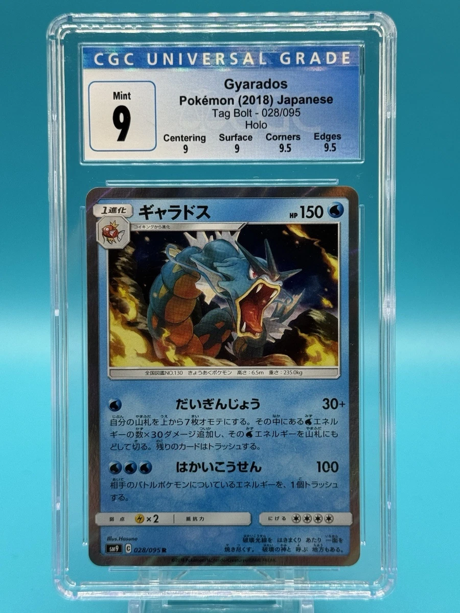 ギャラドス 20枚 sm9 028/095 タッグボルト 良イラスト】【希少】【PSA10】ギャラドスR 028/095 タッグボルト 028