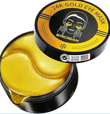 Golden Glow Under Eye Patches for Puffy Eyes - 60Pcs Eye Gels Rejuvenating Tr...