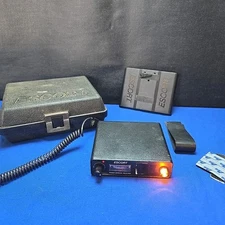 Vintage Cincinnati Microwave Escort Radar Detector Warning W/ Case Complete