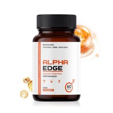 Alpha Edge Performance Enhancement Capsules New Sealed Boost Energy Focus