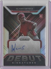 2022 Panini Prizm Debut Signatures Prizms Silver #1 Oliver Ortega