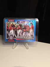 2026 TOPPS 75 Years Series 1 WASHINGTON NATIONALS BLUE TEAM REFRACTOR # /150