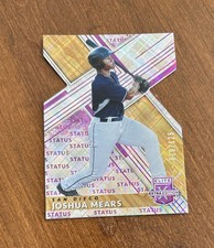 Joshua Mears 2019 Panini Elite Status Purple Die Cut #48 San Diego Padres /125