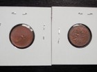 8 VF Small Cents From Canada 2-1950,1-1962,2-1964,1-1965,2-1967 — photo 3