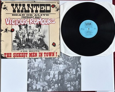 VICIOUS RUMOURS * Sickest Men In Town * Vinyl LP * PUNK *Oi! * LINK Records