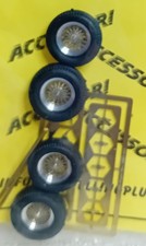 RUOTE A RAGGI 4 UGUALI  DIAMETRO 18mm ANNI 30 ATELIER CAR MODEL AM107