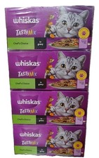 Whiskas Tasty Mix 1+ Chef`s Choice in Gravy 48x85g Pouches, Adult Cat Food, Pack 5.01 per kilo