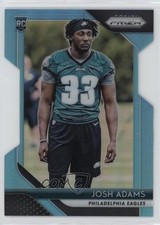 2018 Panini Prizm Rookie Light Blue Prizm 50/199 Josh Adams #296 10up