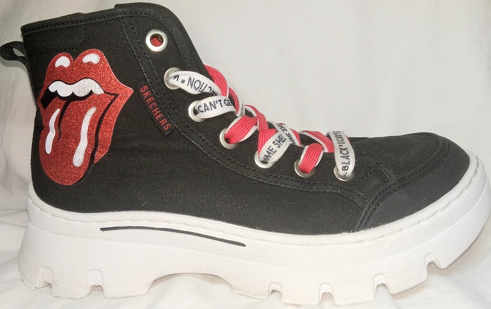 Zapatos SKECHERS X ROLLING STONE ROADIES 'SURGE' de caña alta 177967/BKRD CON TALLA 6 Foto 3 de 4