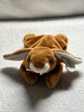 Ty Beanie Babies Ears The Rabbit Brown 1995 Stuffed Animal Plush Toy New NWT