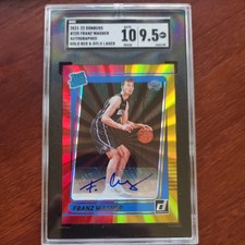 2021-22 Panini Donruss Franz Wagner #235 Rated Rookie RC Choice Red & Gold Laser