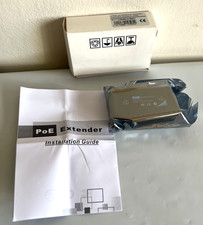 PoE Extender 10/100Mbps IEEE 802.3af PoE Repeater Extension 120m